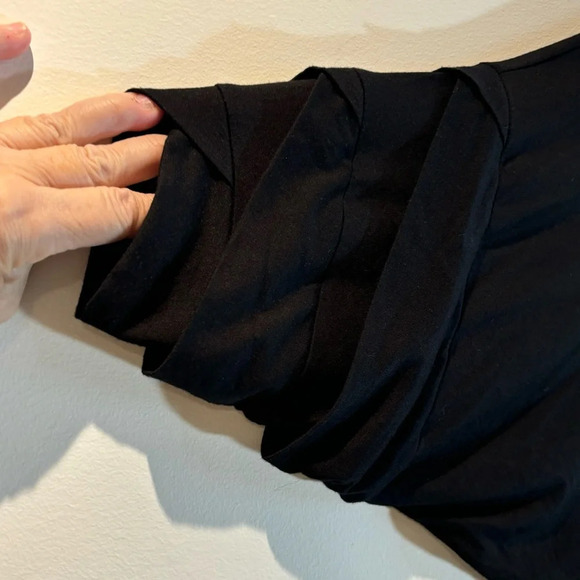 BODYBAG by Jude Sz M Dolman  Sleeve Criss Cross Cuffs Knit Jersey Dress NEW - Picture 8 of 10